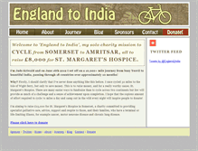 Tablet Screenshot of englandtoindia.com